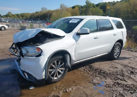 2018 Dodge Durango Sxt Awd from USA, damaged, VIN 1C4RDJAG1JC456490
